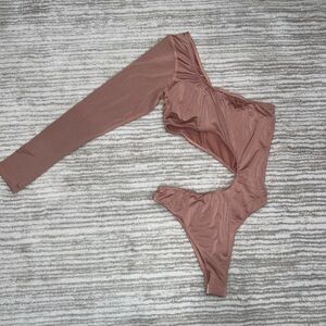 Long sleeve cut out bodysuit